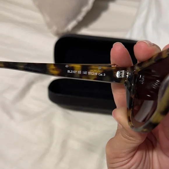 Balmain Brown Tortoise Sunglasses - Picture 4 of 6